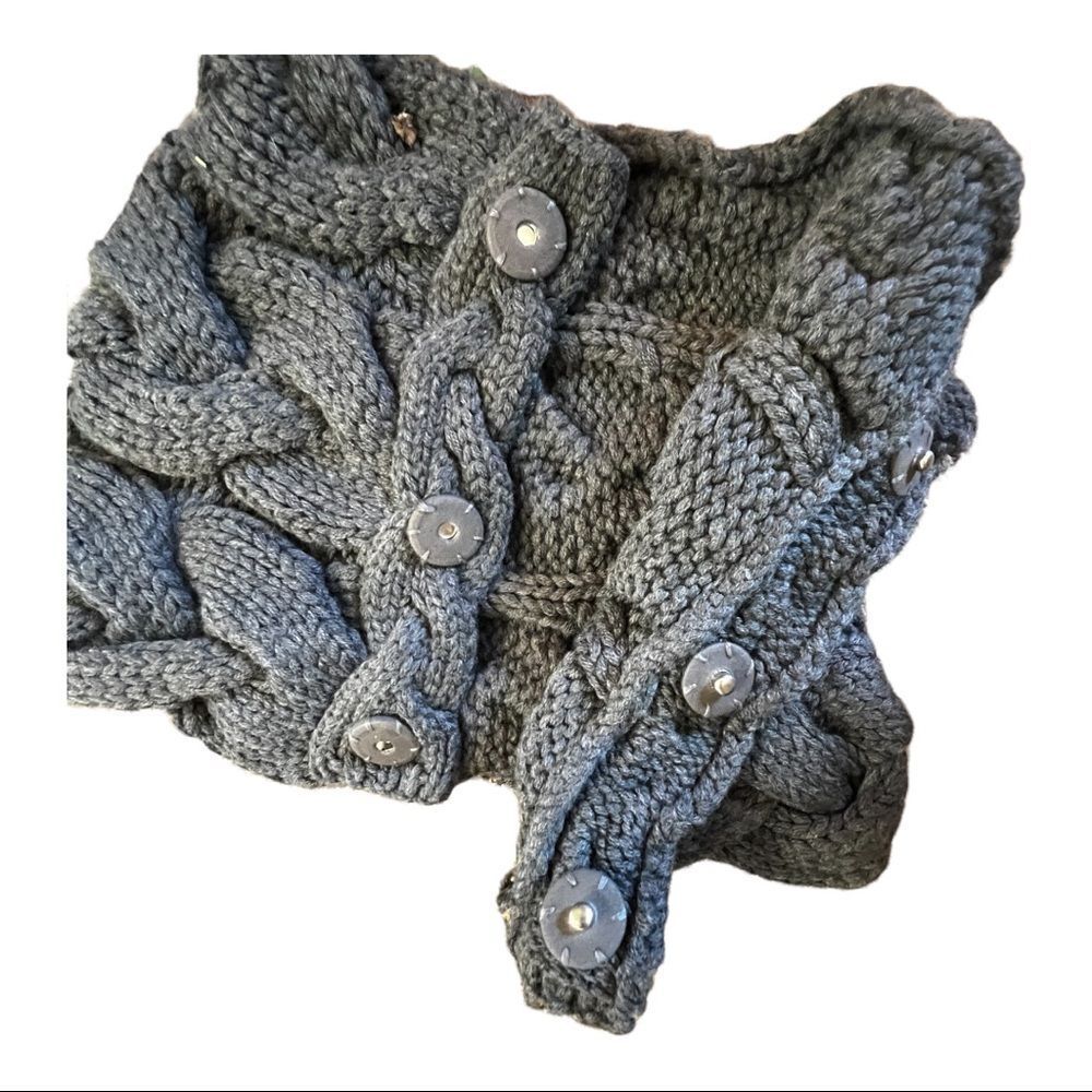Banana Republic Extra Fine Merino Wool Sweater Collar Neck Warmer